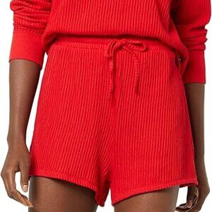 Size S EleVen by Venus Williams In Bloom Lounge Shorts Women's, Candy Red